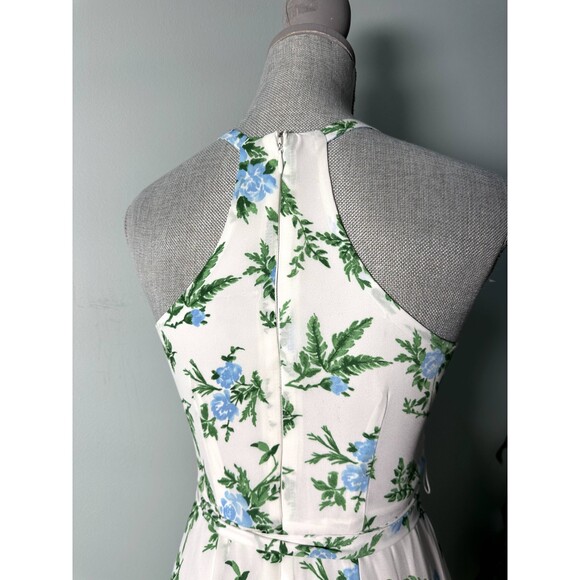 Disney Princess Juniors' White Floral Ruffle High Low Summer Dress XS - Picture 4 of 12